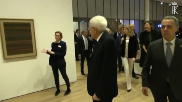 Mattarella in Svizzera, visita il museo Paul Klee