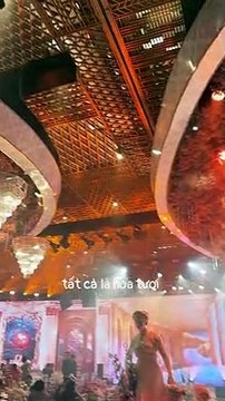 Hôn lễ xa hoa bậc nhất Kiên Giang, không gian cưới dùng 100% hoa tươi