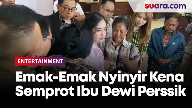 Kena Semprot Ibu Dewi Perssik, Emak-Emak Nyinyir Minta Maaf Sampai Sujud dan Nangis Histeris