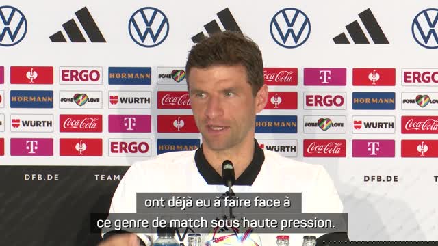 Allemagne - Müller ne voit "aucune nervosité" avant le match contre le Costa Rica