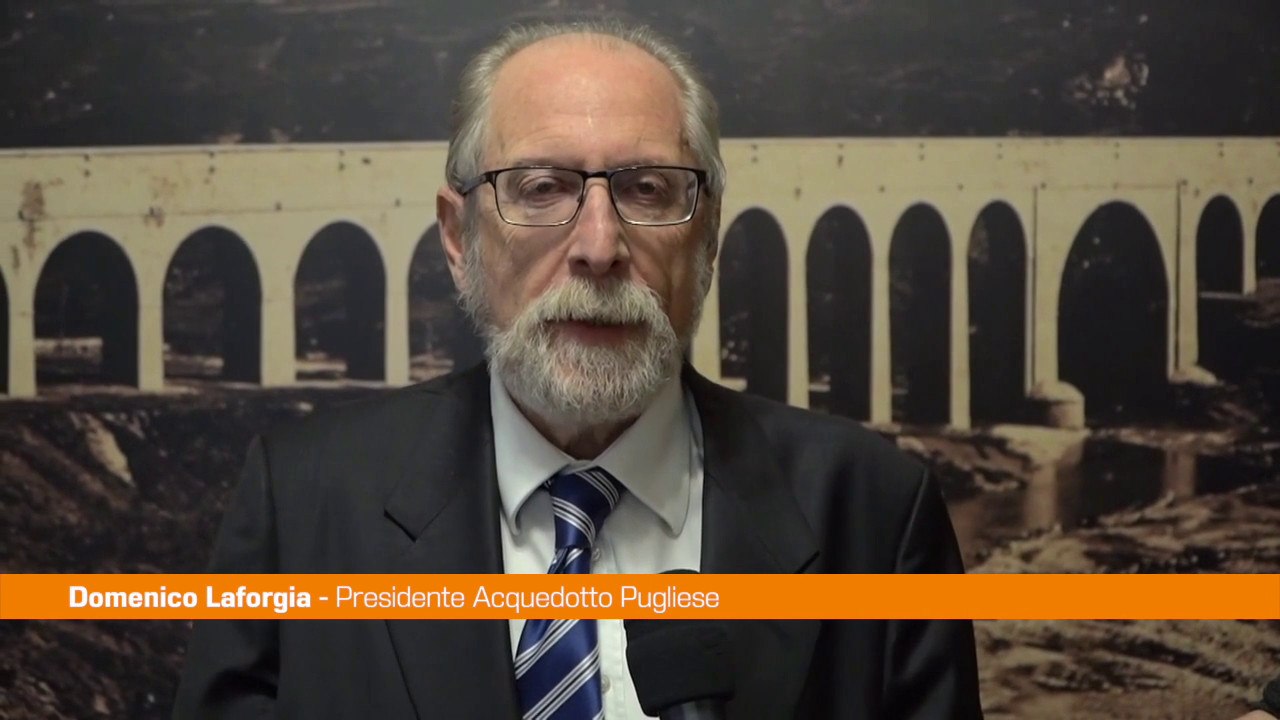 Acquedotto Pugliese, Laforgia "Investiremo 2 miliardi in 4 anni"