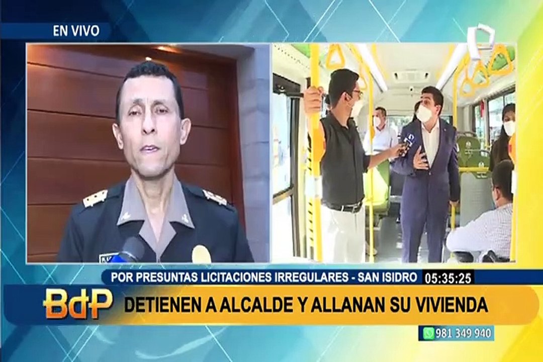 Detienen a Augusto Cáceres, alcalde de San Isidro: en la operación se allanaron 14 inmuebles