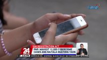 Magbibigay ng maling impormasyon at gagamit ng non-registered o nakaw na sim, puwedeng makulong sa ilalim ng 'Sim Registration Act' | 24 Oras