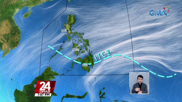ITCZ at localized thuderstorms, magpapa-ulan sa ilang bahagi ng bansa bukas | 24 Oras