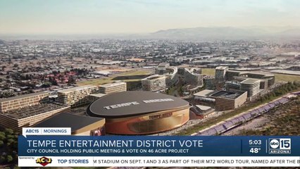 Tempe City Council to vote on proposed Coyotes entertainment district