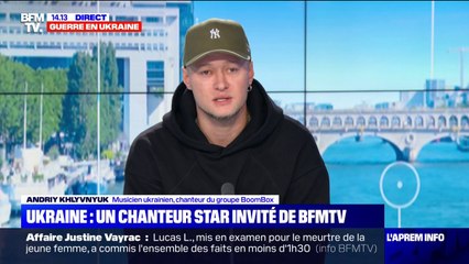 Le chanteur ukrainien Andriy Khlyvnyuk est "convaincu de la victoire" de son pays