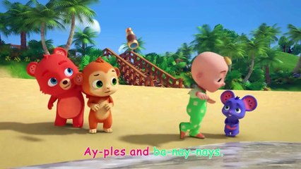 Apples and Bananas Song | Animal Songs for Kids,,,