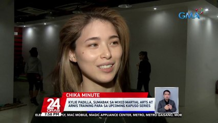 Kylie Padilla, sumabak sa mixed martial arts at arnis training para sa upcoming Kapuso series | 24 Oras