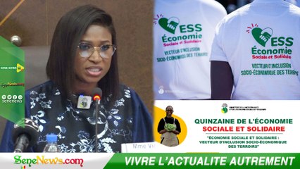 Quinzaine de l'économie solidaire : Victorine Anquédiche Ndeye tire un bilan satisfaisant