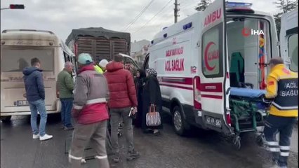 Tavşanlı'da trafik kazası; 2 yaralı