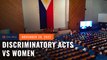 House OKs bill expanding list of discriminatory acts vs women