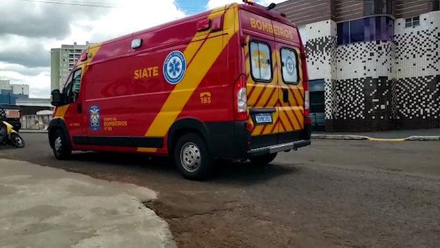 Motociclista fica ferido em acidente de trânsito no Centro