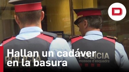 Un vecino de Barcelona descubre un cadáver en una maleta tirada en un contenedor