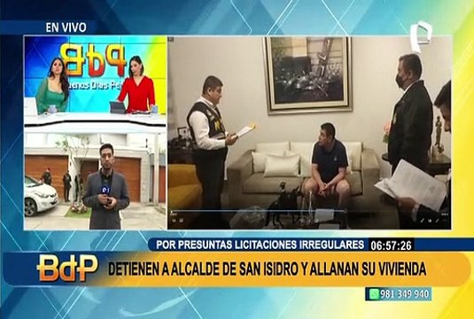 Detienen a Augusto Cáceres, alcalde de San Isidro: en la operación se allanaron 14 inmuebles