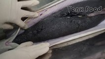 Korean Street Food - How Caviar Is Made In Korean Factory