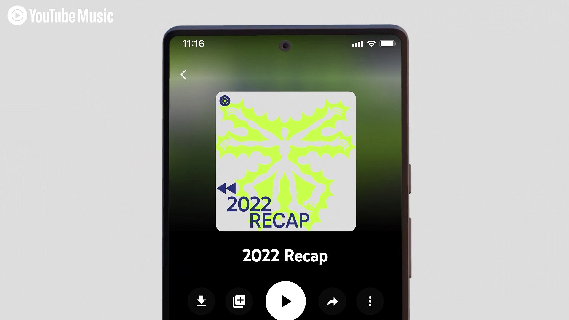 ⁣YouTube Music  2022 recap
