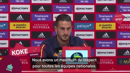 Espagne - Koke ne craint pas un quart éventuel face au Brésil : "Nous n'avons peur de personne"