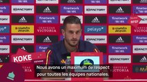 Espagne - Koke ne craint pas un quart éventuel face au Brésil : 