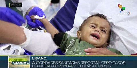 El Líbano reporta cero casos de cólera