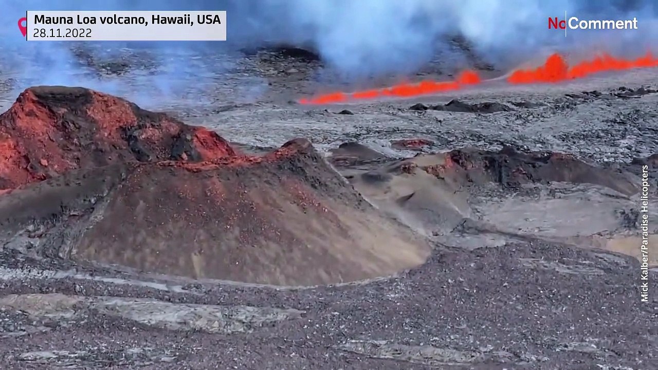 [No Comment] Le réveil du géant hawaïen, le plus grand volcan actif du monde, Mauna Loa