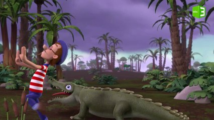 كابتن توربت وفرانسوا يتعرضان لهجوم التمساح 