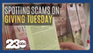 Tips for spotting Giving Tuesday scams