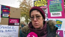 Manifestation du personnel médico-social pour une revalorisation des salaires