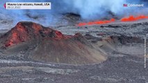 شاهد: ثوران بركان ماونا لوا في هاواي