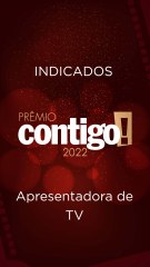 PRÊMIO  CONTIGO: CATEGORIA APRESENTADORA DE TV  #shorts