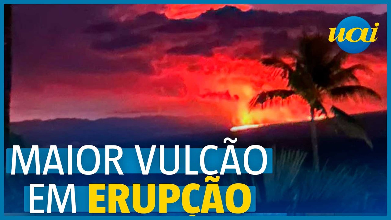 Maior vulcão ativo do mundo entra em erupção no Havaí