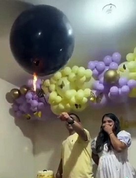 Cinsiyet öğrenme partisinde dehşet dolu anlar