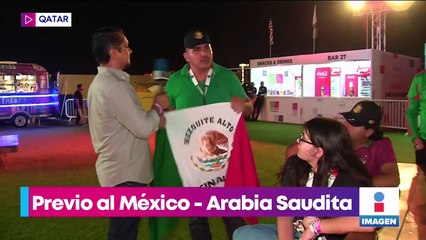 Mexicanos no pierden la esperanza previo al encuentro contra Arabia Saudita