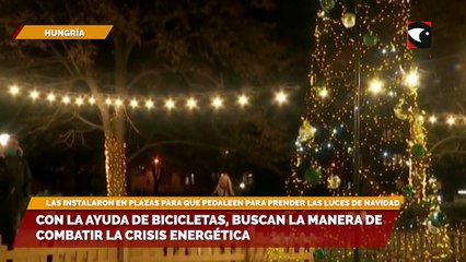 Con la ayuda de bicicletas, buscan la manera de combatir la crisis energética