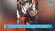 “Compré una granada para volar al intendente”, revuelo por un hombre armado en la municipalidad de Bahía Blanca
