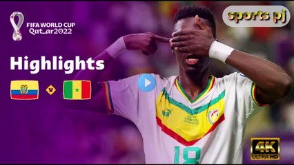 Ecuador v Senegal | Group A | FIFA World Cup Qatar 2022™ | Highlights,4k uhd video  2022