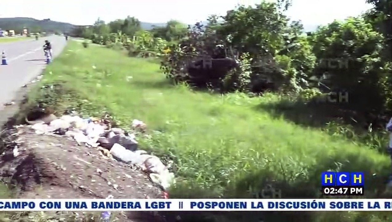 ¡Lamentable! Muerta encuentran una persona a orilla de la CA-5, hacia Potrerillos