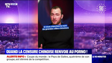 90 SECONDES - Quand la censure chinoise renvoie vers du contenu pornographique
