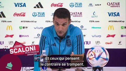 Argentine - Scaloni : "Si ce n'est pas nous, j'espère que ce sera le Brésil"