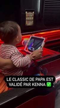 M. Pokora et son fils Kenna sur Instagram.