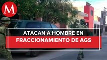Hombre es recibido a balazos afuera de su casa en Aguascalientes