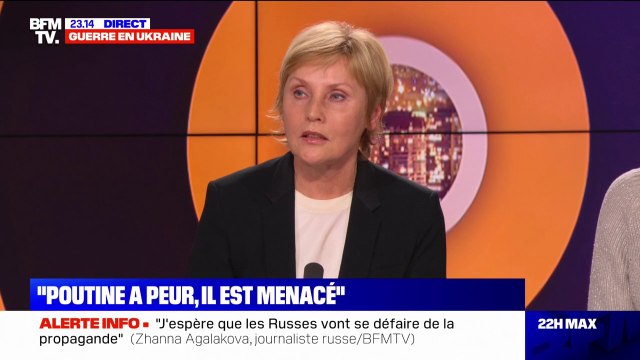 Zhanna Agalakova décrit un régime russe autoritaire, très cruel et très dangereux pour le monde