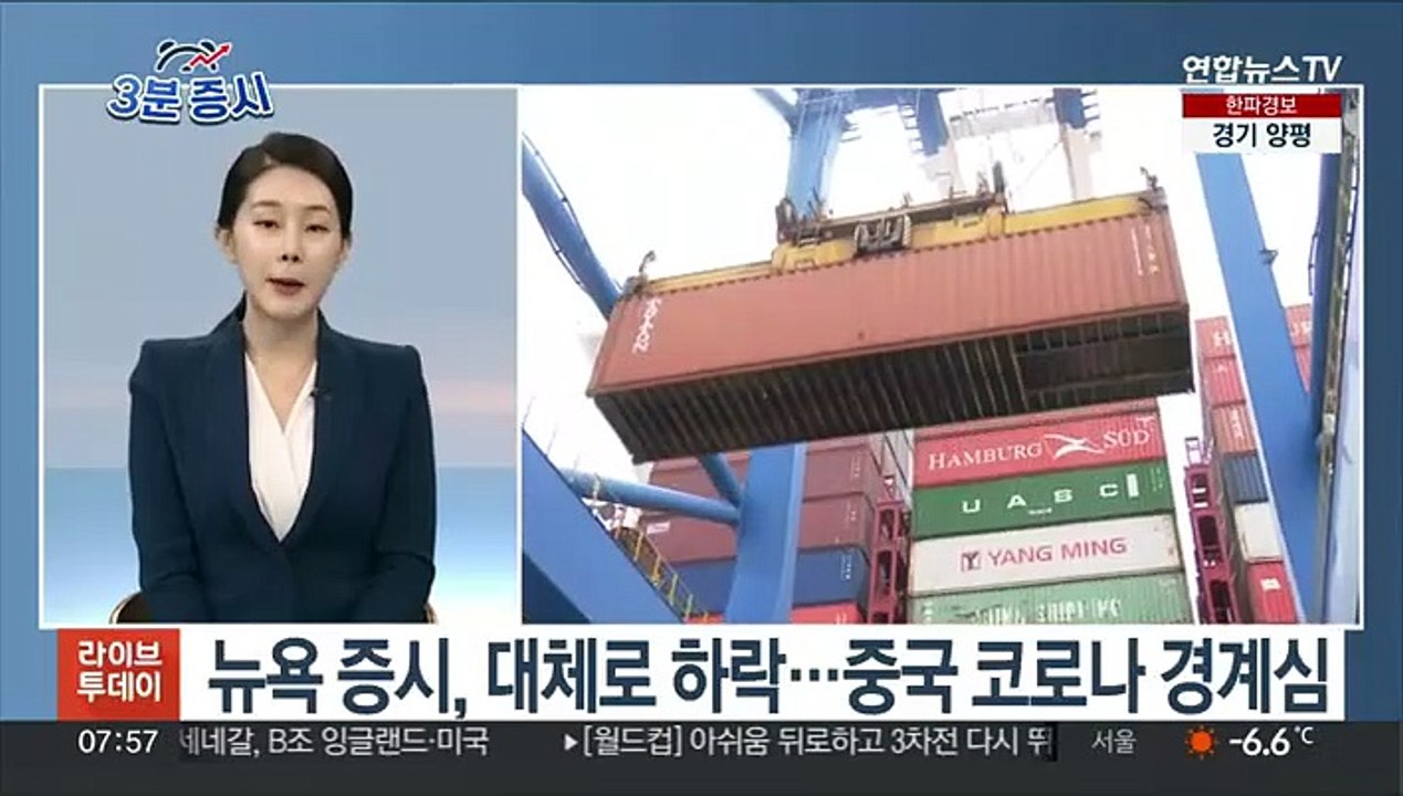 [3분증시] 뉴욕 증시, 대체로 하락…중국 코로나 경계심 外