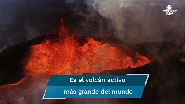Volcán Mauna Loa, en Hawái, dispara impresionantes fuentes de lava de hasta 60 metros