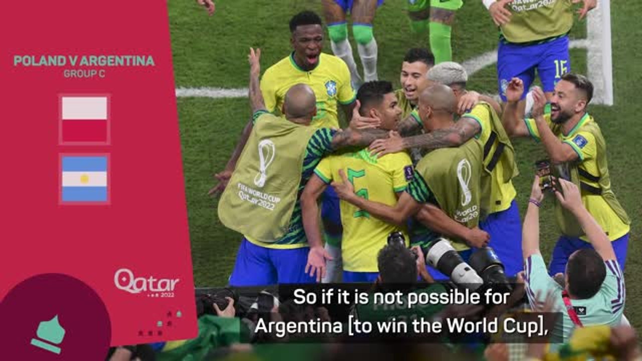 Argentina's Scaloni happy to see Brazil doing well