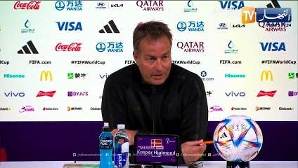 مدرب الدانمارك: مباراة أستراليا لن تكون سهلة ولعبنا بطريقة جماعية أفضل