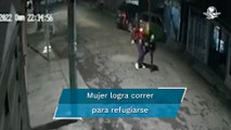 Ladrones intentan asaltar a una mujer en Ecatepec, pero ella gana el forcejeo y huye