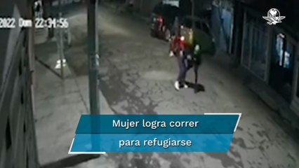 Ladrones intentan asaltar a una mujer en Ecatepec, pero ella gana el forcejeo y huye