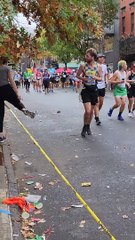 Rat Chases Woman at NYC Marathon