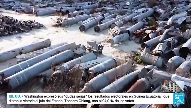 Ucrania: un cementerio de misiles para demostrar que Rusia ha cometido crímenes de guerra