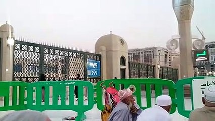 Madina Sharif Azan Most Famous Azan Maghrib Madina Shareef _ Adhan And Beautiful View Of Gumbad e K_HD